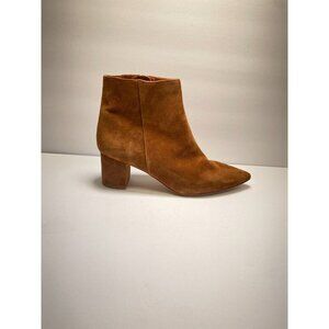 L'agence Womens Jeanne  Real Leather  Bucksin Suede Bootie Sz 41/11